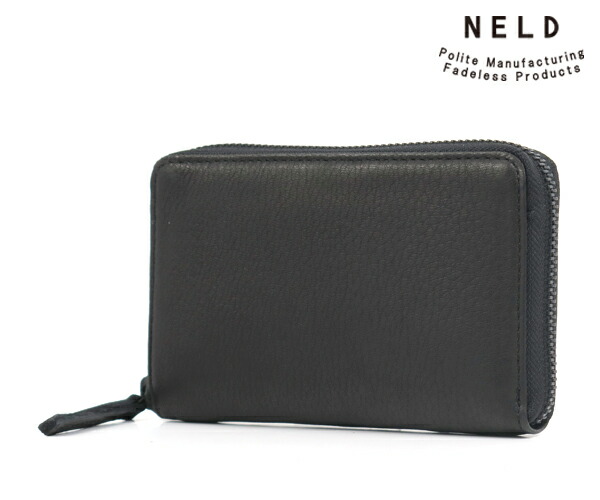 【選べるノベルティ付】 NELD ネルド ディア ラウンド真っただ中金入れ （色つや：黒いこと） AN275 | 差し上げ物 差し上げ物