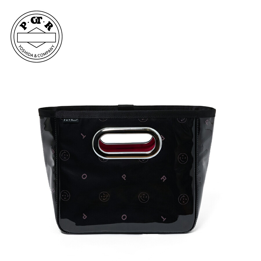 POTR グロス ハンドバッグ ミニ 993-15203 （カラー：ブラック×ピンク） GLOSS HANDBAG MINI 旅行 出張 トラベル バッグ バック カバン 鞄 吉田カバン POTR メンズ レディース ブランド 日本製 プレゼント