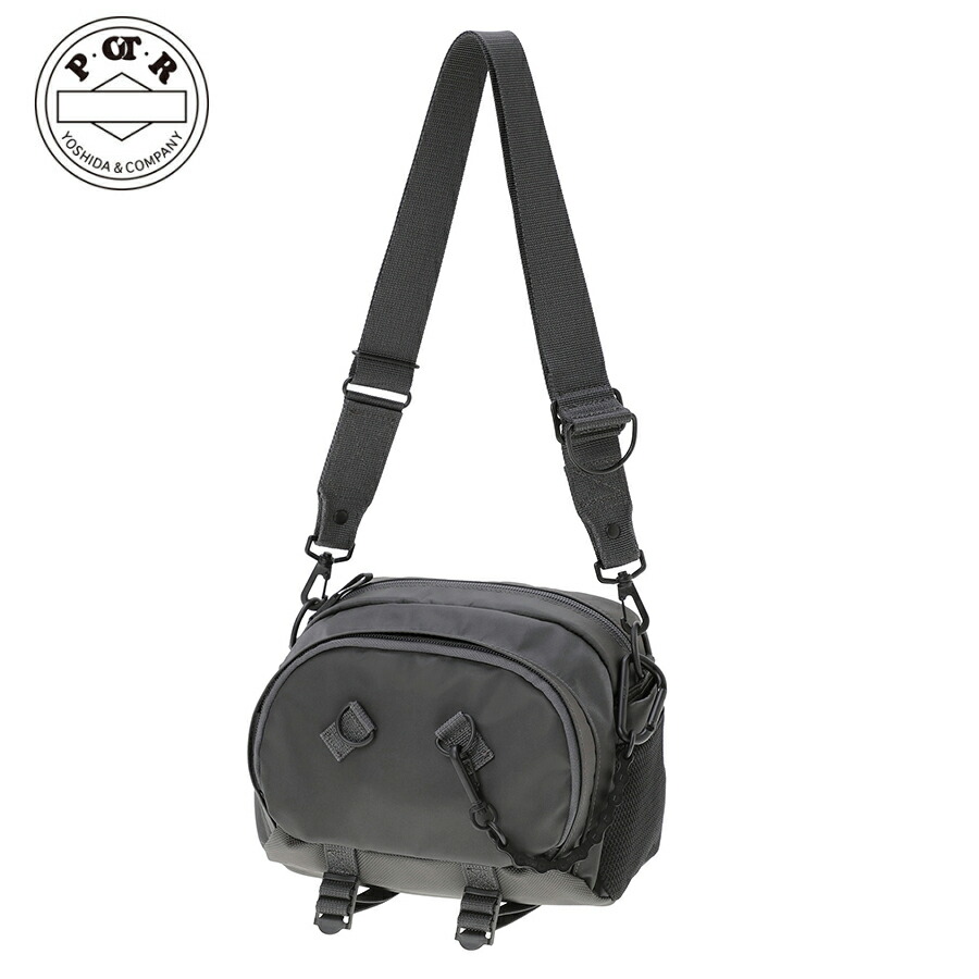 POTR ライド ショルダーバッグ 997-05362 （色つや：黒鉛） RIDE SHOULDER BAG ウォーキング 駈けっくら サイクリング 御徒面子 うしろ側 袋 鞄 吉田袋 POTR メンズ レディース ブランド名 日本製 差し上げ物