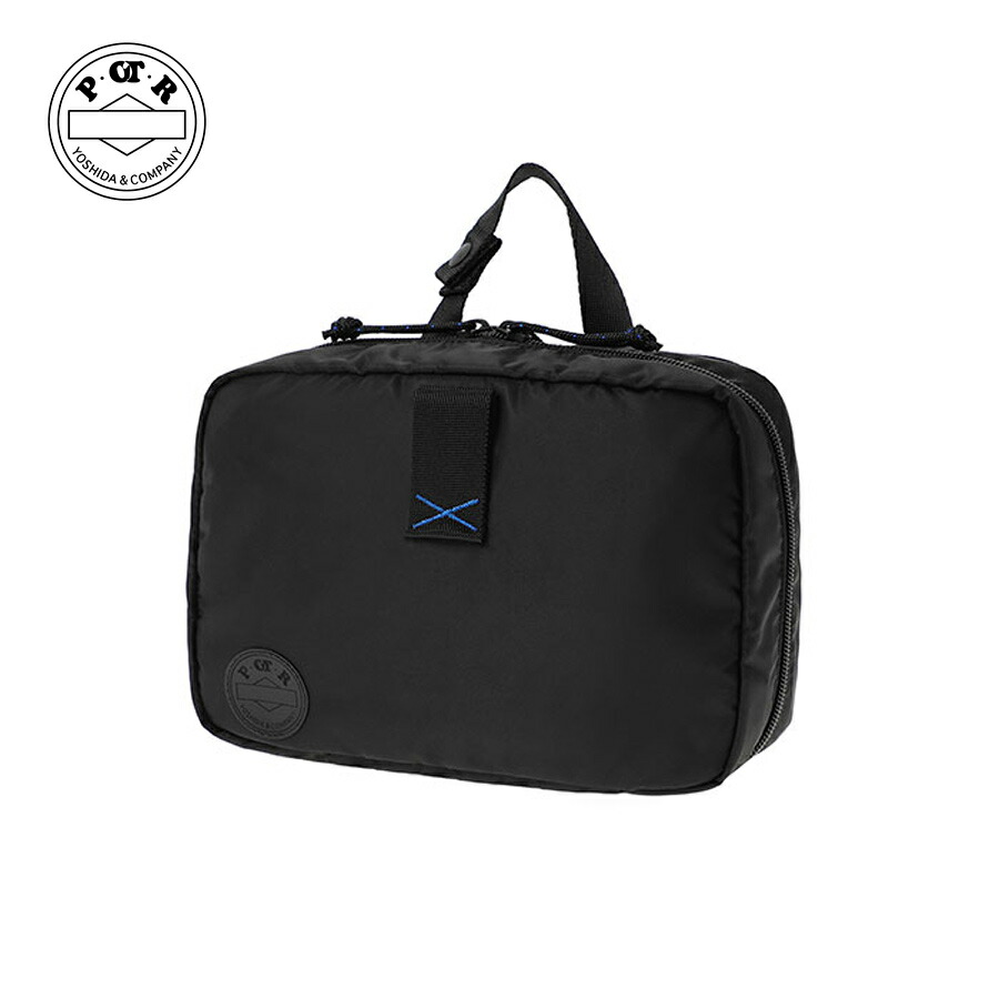POTR パックス グルーミングポーチ ＆ お盆 996-15117 （色つや：黒いこと） PACKS GROOMING POUCH ＆ TRAY 旅する 出張 周遊 御徒面子 うしろ側 袋 鞄 吉田袋 POTR メンズ レディース ブランド名 日本製 差し上げ物