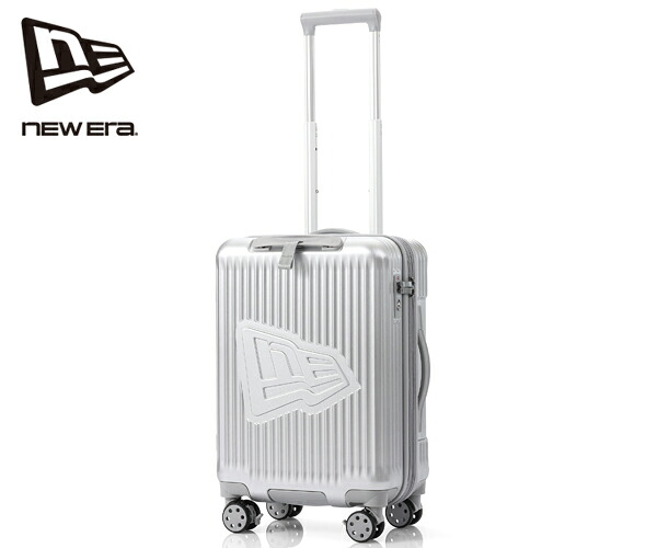 ＼全品エントリーで+P10倍！／【選べるノベルティ付】 NEW ERA ニューエラ Wheel Carry Case 33-38L キャリーケース SMALL （カラー：シルバー） 14409928 | キャリーバック 海外旅行 スーツケース ビジネス メンズ レディース キャリー バック