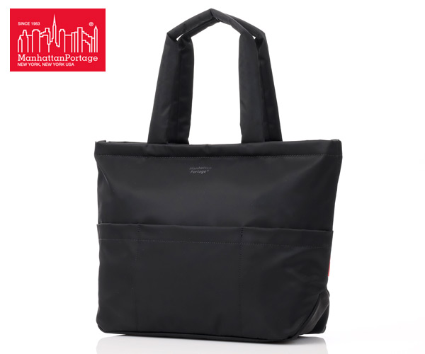 ＼全品エントリーで+P10倍！／【選べるノベルティ付】 Manhattan Portage マンハッタンポーテージ トートバッグ （カラー：ブラック） MP1336ZNTWLB | プレゼント ギフト