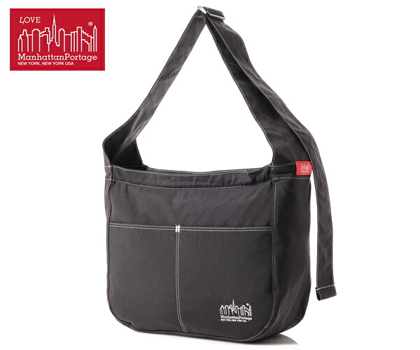 ＼全品エントリーで+P10倍！／【選べるノベルティ付】 Manhattan Portage マンハッタンポーテージ Crossover Collection ショルダーバッグ （カラー：ブラック） MP1497CROSSOVER | プレゼント ギフト