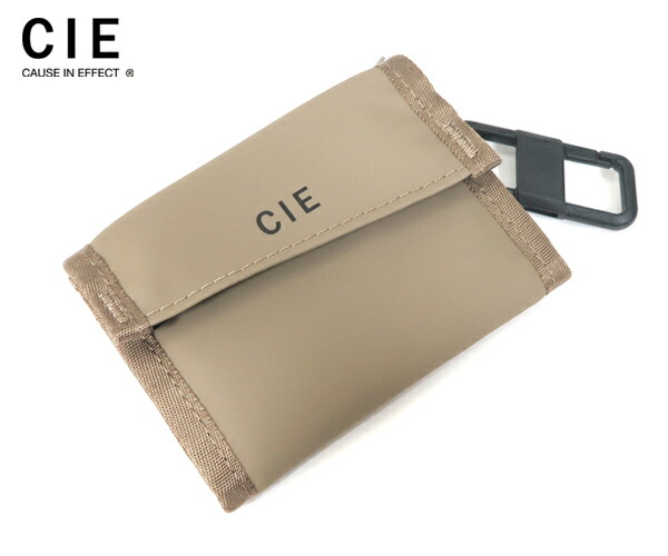 ＼全品エントリーで+P10倍！／【選べるノベルティ付】 CIE シー ヴァリアス 折財布 （カラー：サンド） 021851 | プレゼント ギフト
