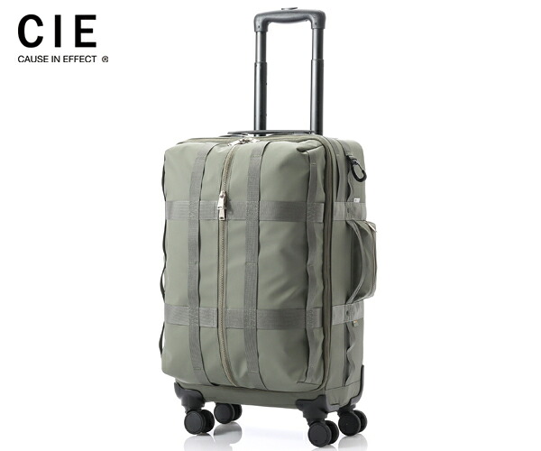 ＼全品エントリーで+P10倍！／【選べるノベルティ付】CIE シー グリッド3 ソフトトロリー 53L （カラー：オリーブ） 212500 | キャリーバック スーツケース ビジネス メンズ レディース キャリー バック 旅行 出張