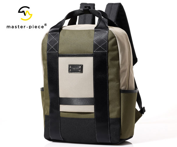 ＼全品エントリーで+P10倍！／【選べるノベルティ付】 master-piece マスターピース ディフェンド バックパック （カラー：ベージュ） 03020 | プレゼント ギフト