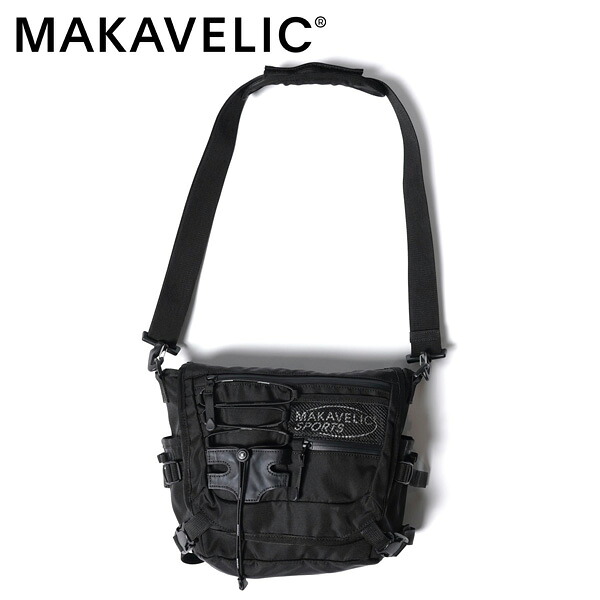 【選べるノベルティ付】MAKAVELIC マキャベリック SQUAD Supply Shoulder Bag ショルダーバッグ (カラー:ブラック) 3125-10511 | プレゼント ギフト|COOL CAT