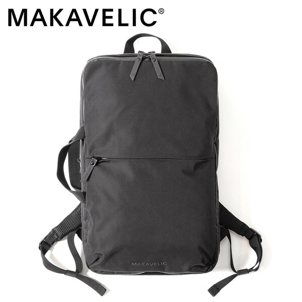 ＼全品エントリーで+P10倍！／【選べるノベルティ付】MAKAVELIC マキャベリック BUSINESS & TRAVEL ALPHA SLIM DAYPACK デイパック （カラー：ブラック） 3124-10114 | プレゼント ギフト