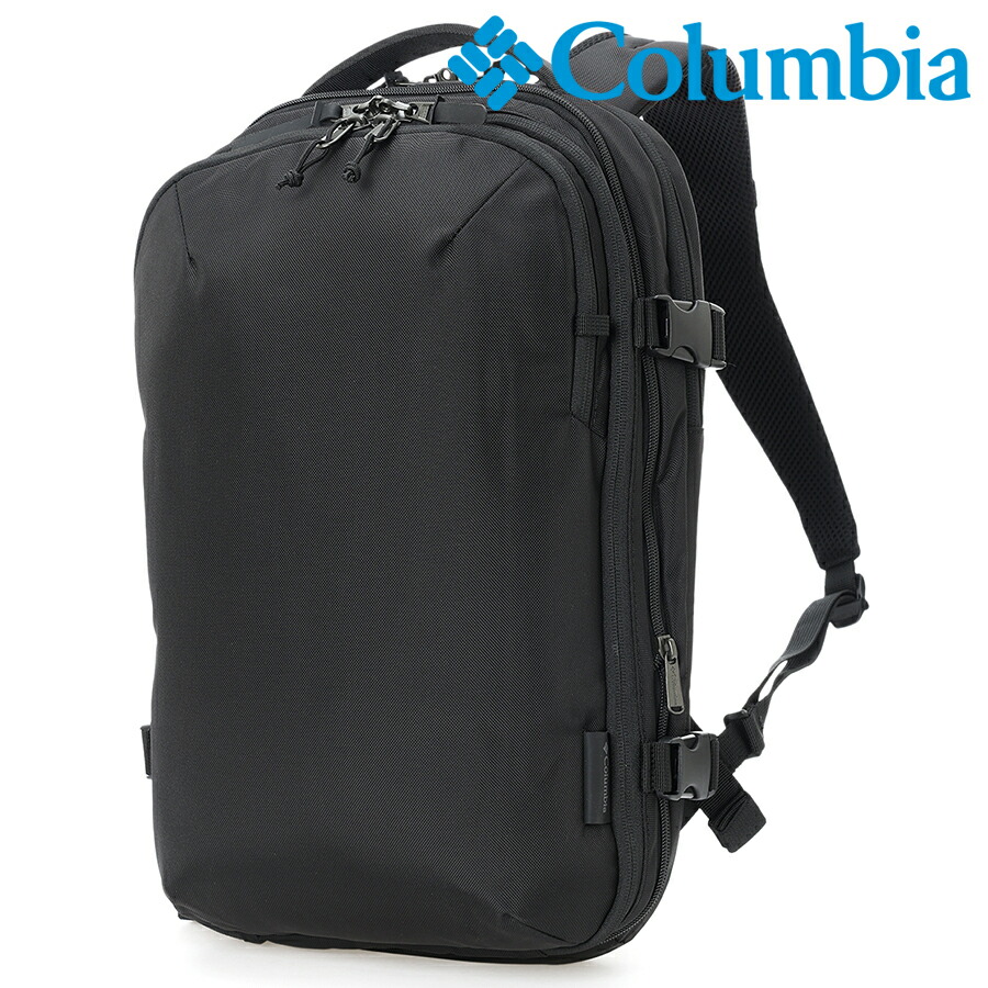 \全品エントリーで+P10倍!/【選べるノベルティ付】Columbia コロンビア Tyger Brook タイガーブルック 20L+ バックパック (カラー:ブラック) PU8722 | プレゼント ギフト