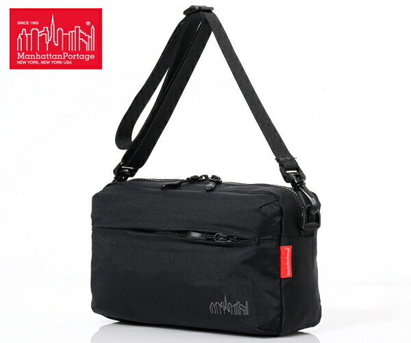 ＼全品エントリーで+P10倍！／【選べるノベルティ付】 Manhattan Portage マンハッタンポーテージ Quill ショルダーバッグ （カラー：ブラック） MP2445TS | プレゼント ギフト
