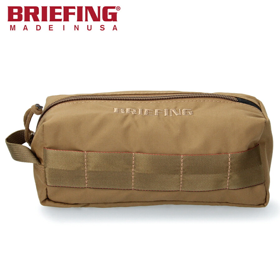 ＼全品エントリーで+P10倍！／【選べるノベルティ付】 ブリーフィング BRIEFING ポーチL FREIGHTER SERIES BOX POUCH L （カラー：コヨーテ） BRA241A05 | ブリーフィングUSA BRIEFING USA プレゼント ギフト