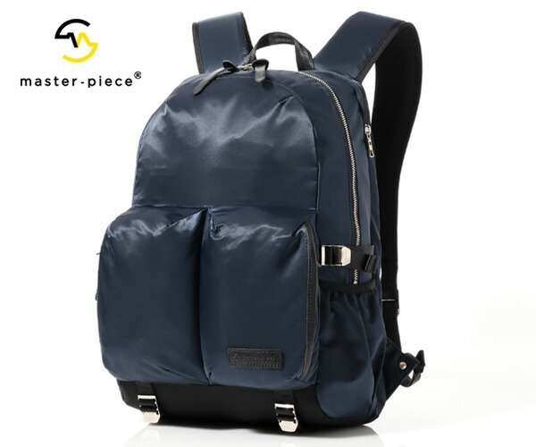 ＼全品エントリーで+P10倍！／【選べるノベルティ付】 master-piece マスターピース ライトニングver.2 デイパック （カラー：ネイビー） 02125-v2 | プレゼント ギフト