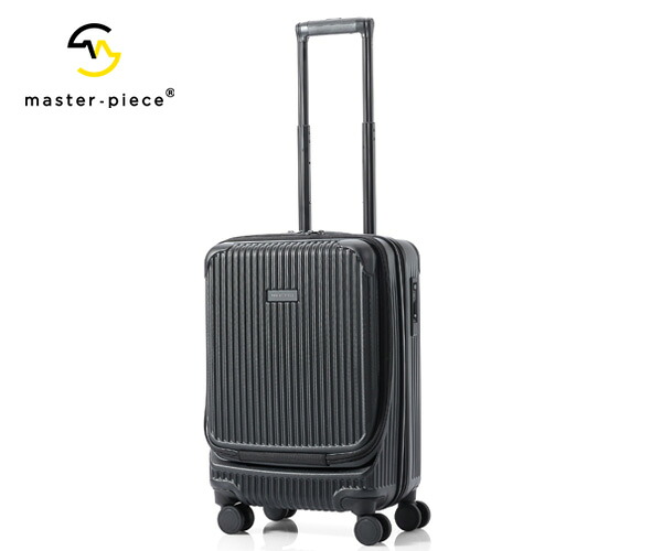 ＼全品エントリーで+P10倍！／【選べるノベルティ付】 master-piece マスターピース 34L トロリー キャリーバッグ （カラー：ブラック） 505004 | マスターピース キャリー 旅行