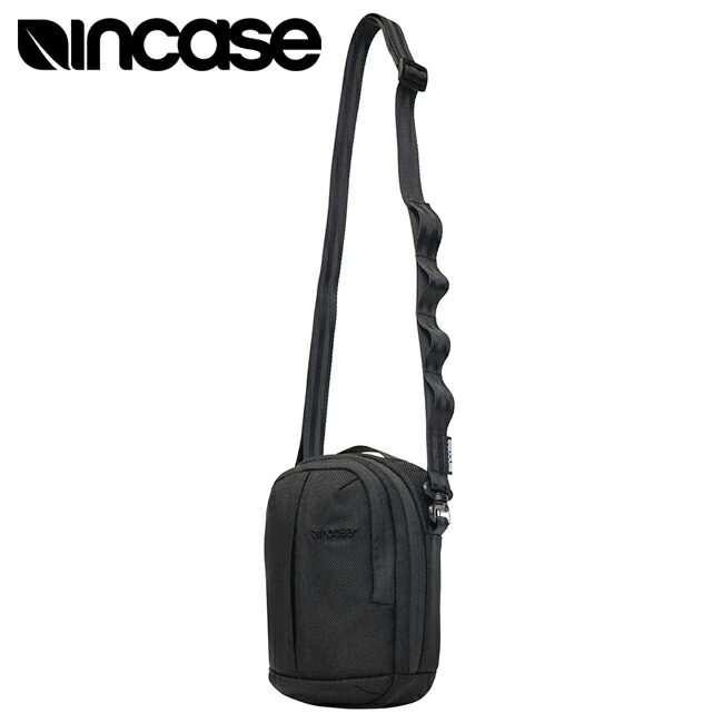 【選べるノベルティ付】Incase はたご屋容れもの Tracks Small Shoulder Pouch 2L スモールショルダーポーチ （色合い：黒いこと） 137253053001 | 差し上げ物 差し上げ物