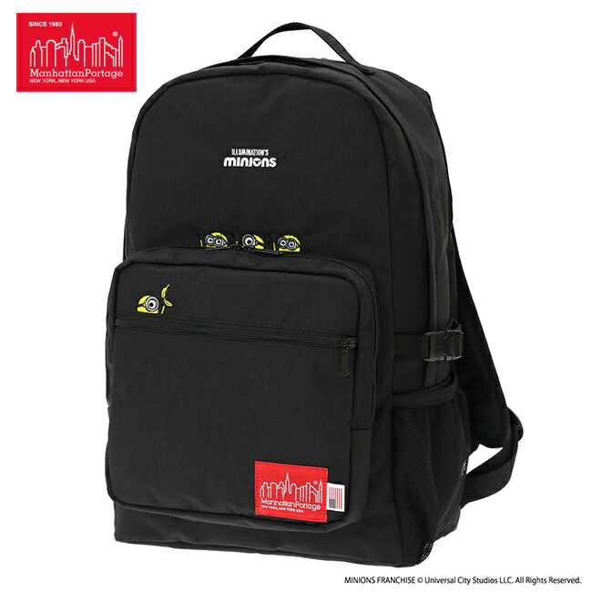 【選べるノベルティ付】Manhattan Portage マンハッタンポーテージ ミニオンズ バックパック （カラー：ブラック） MP2236MNOS | プレゼント ギフト｜COOL CAT 21,001円