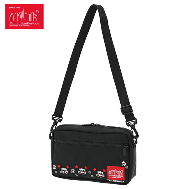 【選べるノベルティ付】 Manhattan Portage マンハッタンポーテージ KOUSUKE SHIMIZU ショルダーバッグ （色つや：黒いこと） MP1404LKOSK | 差し上げ物 差し上げ物