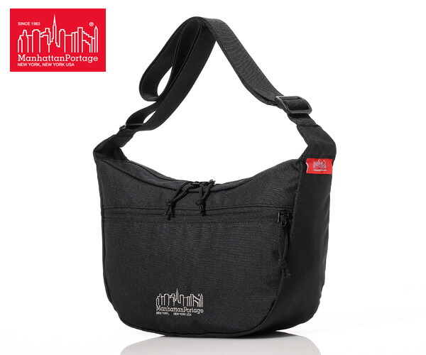 ＼全品エントリーで+P10倍！／【選べるノベルティ付】 Manhattan Portage マンハッタンポーテージ ショルダーバッグ （カラー：ブラック） MP2409CDRSP | プレゼント ギフト 8,360円