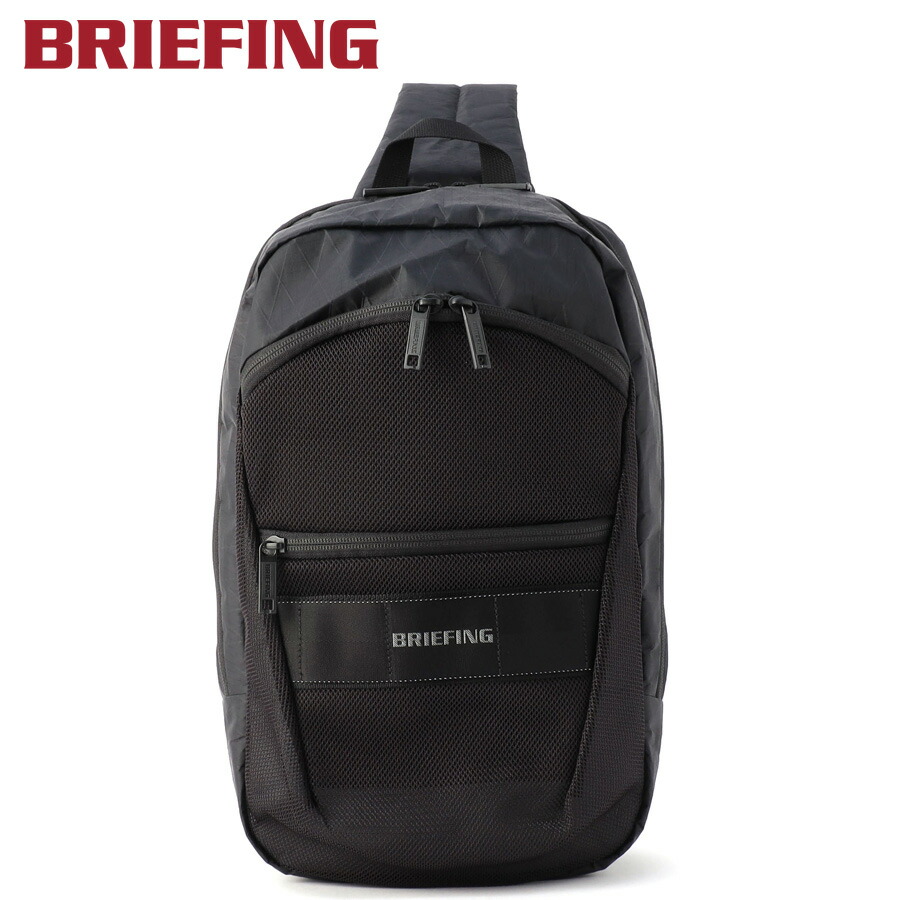 ＼全品エントリーで+P10倍！／【選べるノベルティ付】 ブリーフィング BRIEFING ボディバッグ MFC SLING XP （カラー：ブラック） BRA241L74 | プレゼント ギフト