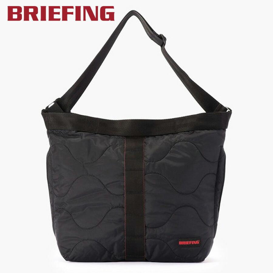 ＼全品エントリーで+P10倍！／【選べるノベルティ付】ブリーフィング BRIEFING ショルダーバッグ M QUILTED JUMPER M （カラー：ブラック） BRA253L60 | プレゼント ギフト