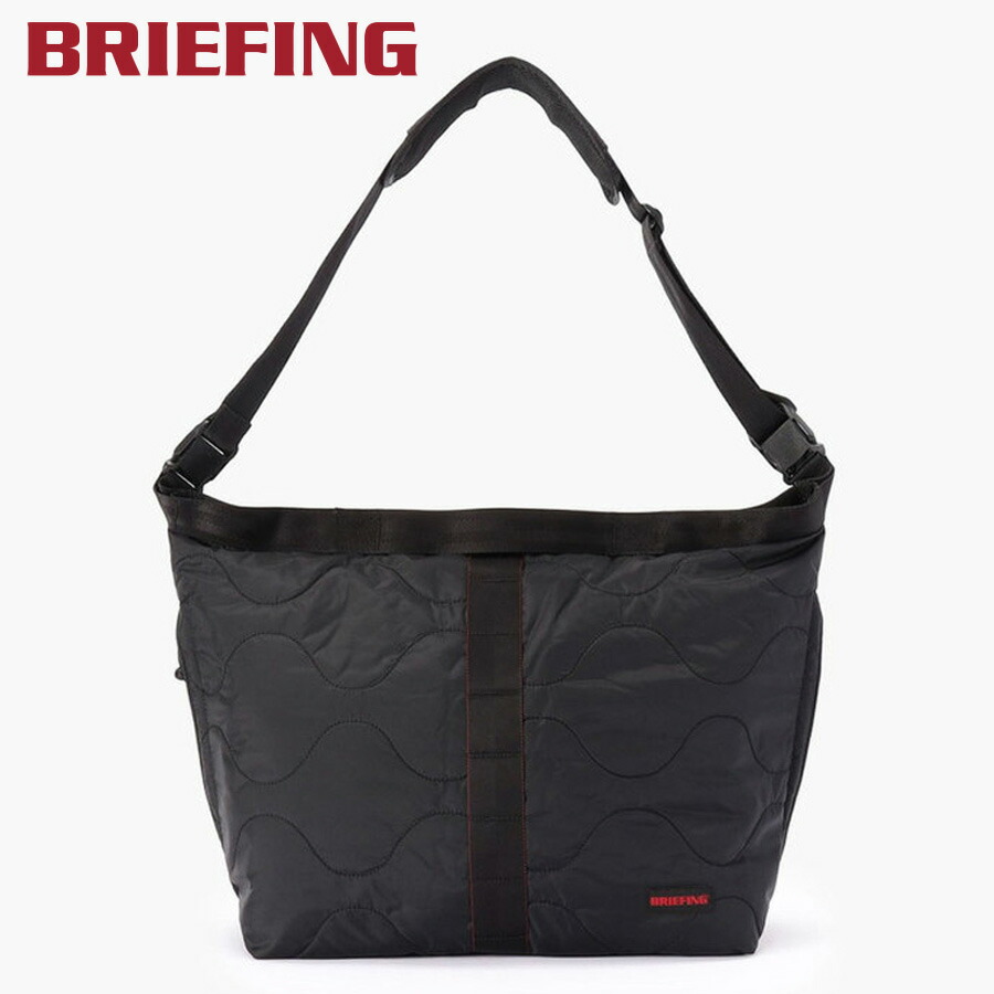 【選べるノベルティ付】 ブリーフィング BRIEFING ショルダーバッグ L QUILTED JUMPER L （カラー：ブラック） BRA253L61 | プレゼント ギフト｜COOL CAT
