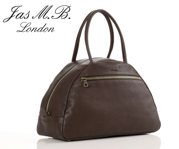 【選べるノベルティ付】 ジャスエムビー JAS M.B. ミニボストンバッグ Oiled nubuck leather Mini Boston （色合い：赤銅色） NL-001 | 差し上げ物 差し上げ物