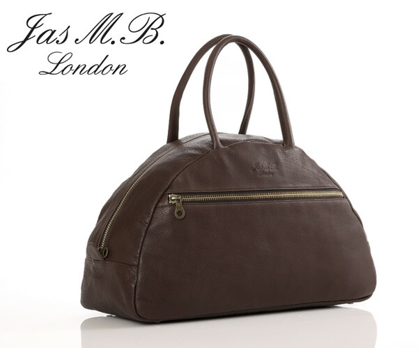 【選べるノベルティ付】 ジャスエムビー JAS M.B. ボストンバッグ Oiled nubuck leather Boston （色合い：赤銅色） NL-002 | 差し上げ物 差し上げ物