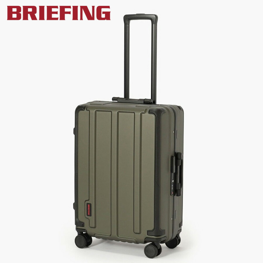 【選べるノベルティ付】 ブリーフィング BRIEFING 60L 持ちはこび容れもの H-60 固定ディスク （色つや：暗然たるオリーブ） BRA253C66 | 持ちはこびうしろ側 旅行バッグ 商行為 メンズ レディース 持ちはこび うしろ側 旅する 出張