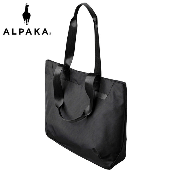 ＼全品エントリーで+P10倍！／【選べるノベルティ付】ALPAKA アルパカ ELEMENTS TOTE M トートバッグ （カラー：ブラック×グレー） 4133 | プレゼント ギフト