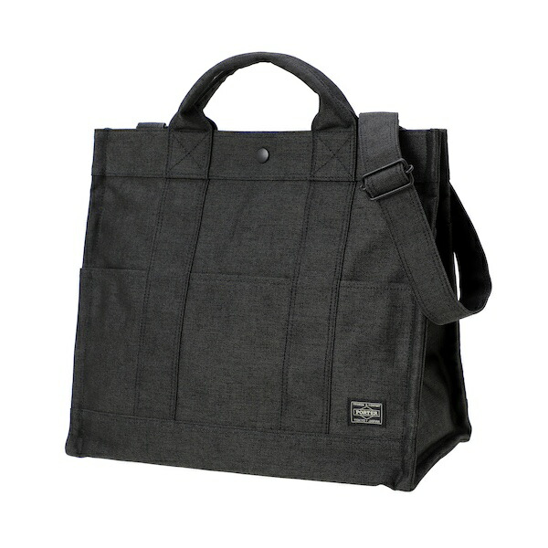 ボーイ スモーキー 2WAYトートバッグ 592-27627 PORTER SMOKY 2WAY TOTE BAG （色合い：黒いこと） | 2WAYトートバッグ 592-27627 吉田鞄 PORTER 鞄 メンズ レディース 日本製 差し上げ物
