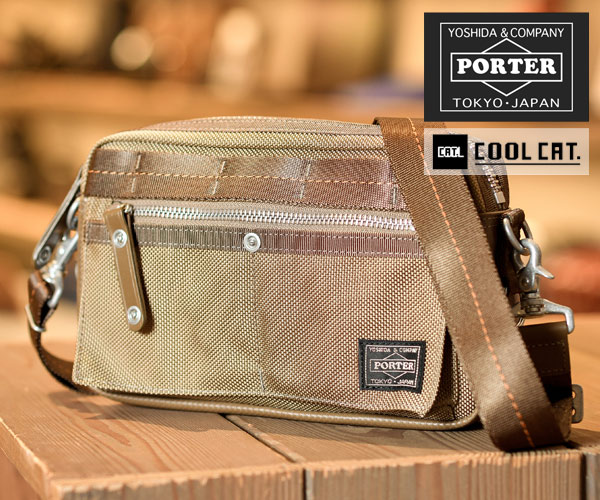 楽天市場 選べるノベルティ付 ポーター ヒート タイプc 横型ショルダーバッグ カラー コヨーテ 680 179 吉田カバン Porter Heat Type C ギフト プレゼント クリスマスプレゼント クリスマスラッピング Cool Cat
