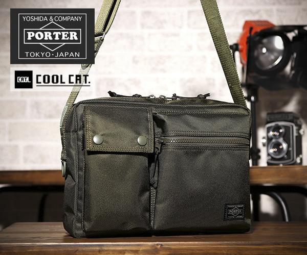 PORTER - PORTER 吉田カバン UNIT SLING SHOULDER BAG 黒の+inforsante.fr