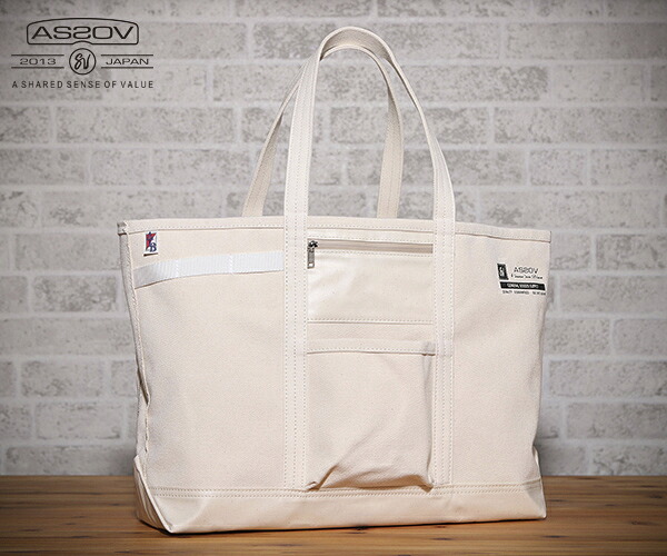 【選べるノベルティ付】 アッソブ アルバートン キャンバス トートバッグS （カラー： ベージュ） AS2OV ASSOV 181902 | プレゼント ギフト｜COOL CAT