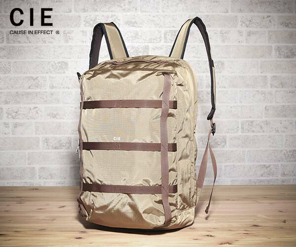 限定価格セール 選べるノベルティ付 Cie シー グリッド 2wayバックパック01 サンド バッグ ブランド メンズ 誕生日プレゼント バック メンズバッグ トートバッグ メンズバック デイパック デイバック リュック リュックサック バックパック デイバッグ