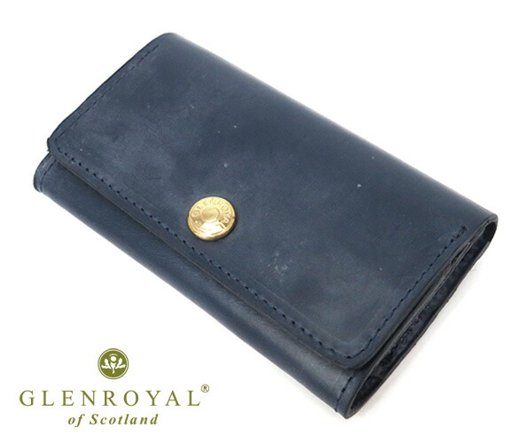 【選べるノベルティ付】グレンロイヤル GLENROYAL フルブライドルレザー 名刺入れ （色つや：暗然たる青碧） 03-6131 | 差し上げ物 差し上げ物