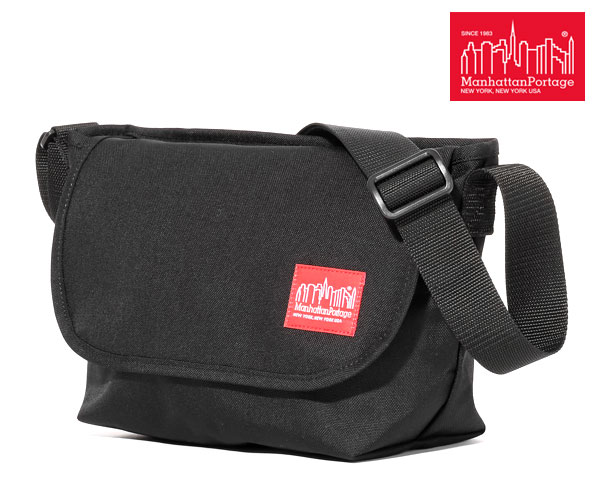 ＼全品エントリーで+P10倍！／【選べるノベルティ付】 Manhattan Portage マンハッタンポーテージ メッセンジャーバッグ （カラー：ブラック） MP1605JRS | プレゼント ギフト