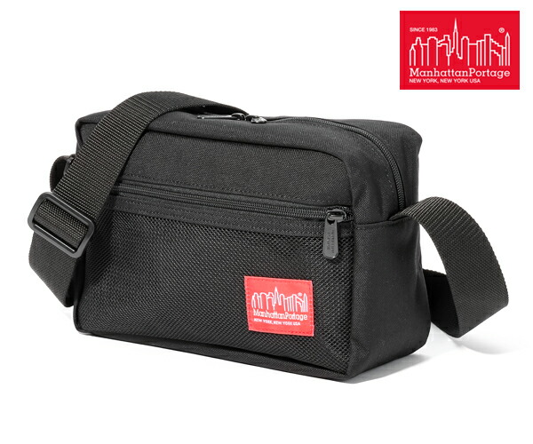 ＼全品エントリーで+P10倍！／【選べるノベルティ付】 Manhattan Portage マンハッタンポーテージ ショルダーバック （カラー：ブラック） MP1401L | プレゼント ギフト