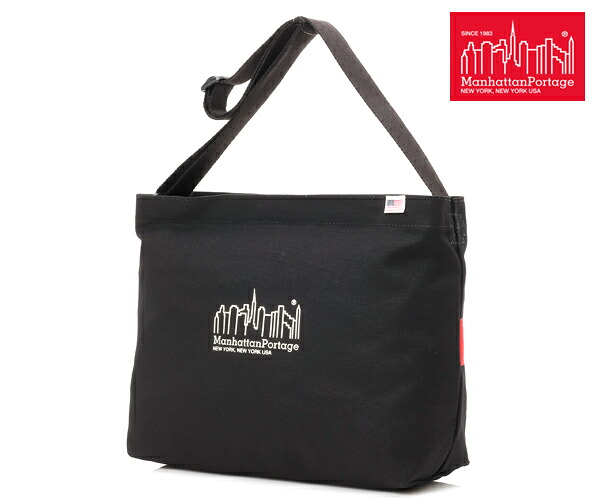 【選べるノベルティ付】 Manhattan Portage マンハッタンポーテージ ショルダーバッグ (カラー:ブラック) MP1482CNVS | プレゼント ギフト|COOL CAT