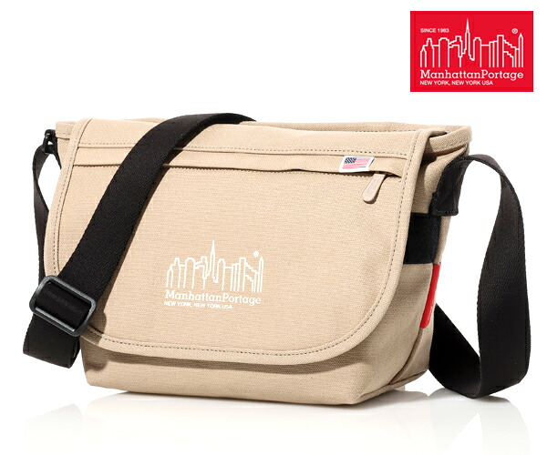 【選べるノベルティ付】 Manhattan Portage マンハッタンポーテージ 飛脚屋御徒面子 （色合い：ベージュ） MP1605JRCNVS | 差し上げ物 差し上げ物
