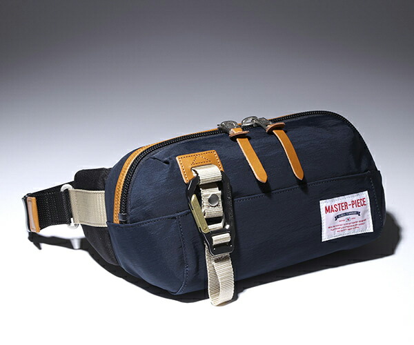 楽天市場 選べるノベルティ付 Master Piece マスターピース リンク ウエストバッグ カラー ネイビー マスターピース ボディバッグ ウエストバッグ ショルダーバッグ 日本製 Cool Cat