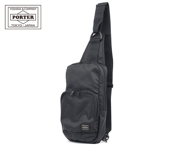 PORTER ブラック スリングバッグ 美品♪吉田カバン♪ポーター PORTER ポーター アップサイド スリングショルダー 532-17903