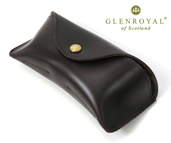 ＼全品エントリーで+P10倍！／【選べるノベルティ付】 グレンロイヤル GLENROYAL フルブライドルレザー メガネケース （カラー：シガー） 03-5790 | プレゼント ギフト