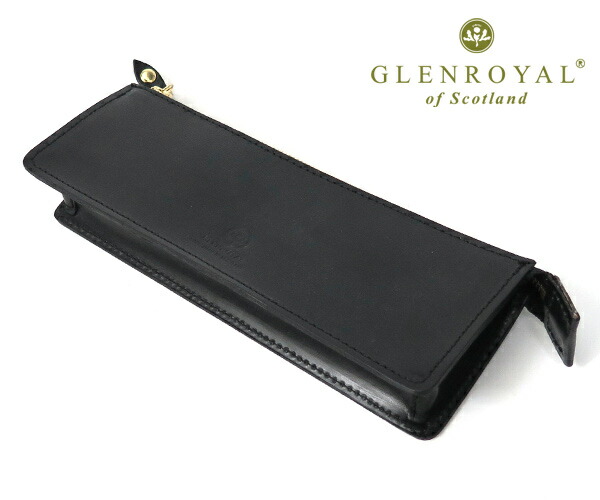 【選べるノベルティ付】 グレンロイヤル GLENROYAL フルブライドルレザー 書き込み容れもの （色つや：ニュー黒いこと） 03-6057 | 差し上げ物 差し上げ物