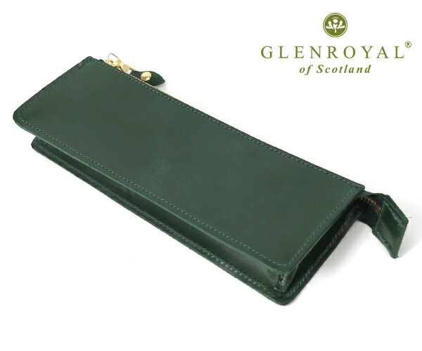 【選べるノベルティ付】 グレンロイヤル GLENROYAL フルブライドルレザー 書き込み容れもの （色つや：壜緑であること） 03-6057 | 差し上げ物 差し上げ物