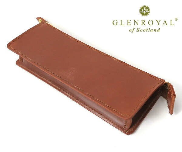 【選べるノベルティ付】 グレンロイヤル GLENROYAL フルブライドルレザー 書き込み容れもの （色つや：オックスフォードタン） 03-6057 | 差し上げ物 差し上げ物
