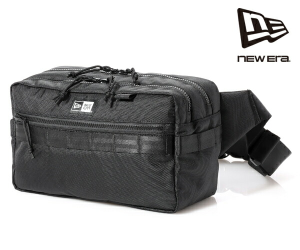 ＼全品エントリーで+P10倍！／【選べるノベルティ付】 NEW ERA ニューエラ スクエア ウエストバッグ 7L （カラー：ブラック） 14521304 | プレゼント ギフト