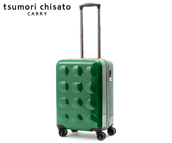 【選べるノベルティ付】 tsumori chisato ツモリチサト 新ネコドット 32L キャリーケース （カラー：グリーン） 004260 | キャリーバック スーツケース ビジネス メンズ レディース キャリー バック 旅行 出張｜COOL CAT 13,552円