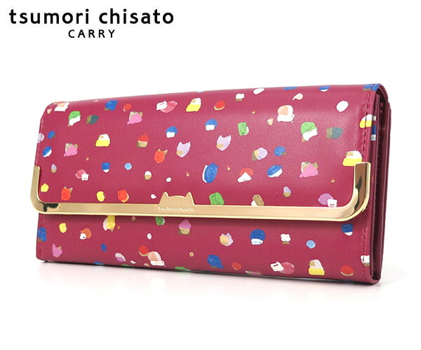 【選べるノベルティ付】tsumori chisato ツモリチサト てんてん 長財布 （カラー：ワインレッド） 057932 | プレゼント ギフト｜COOL CAT