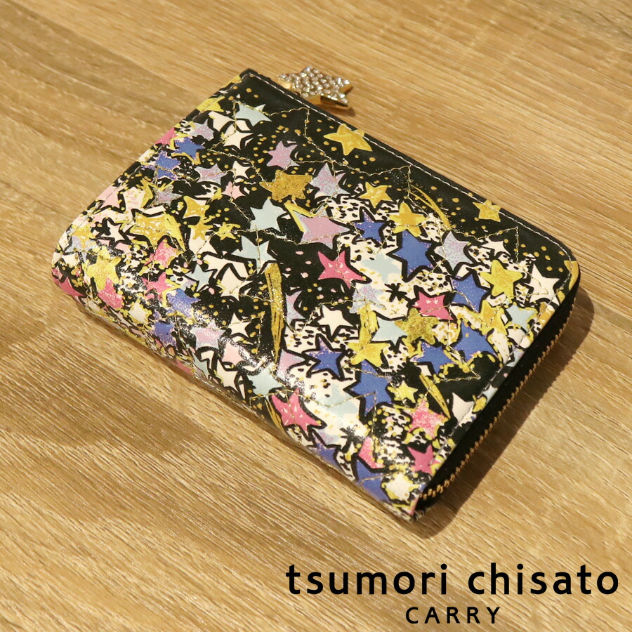 ＼全品エントリーで+P10倍！／【選べるノベルティ付】 tsumori chisato ツモリチサト ギャラクシーパネル マルチケース （カラー：ブラック） 57735 | プレゼント ギフト