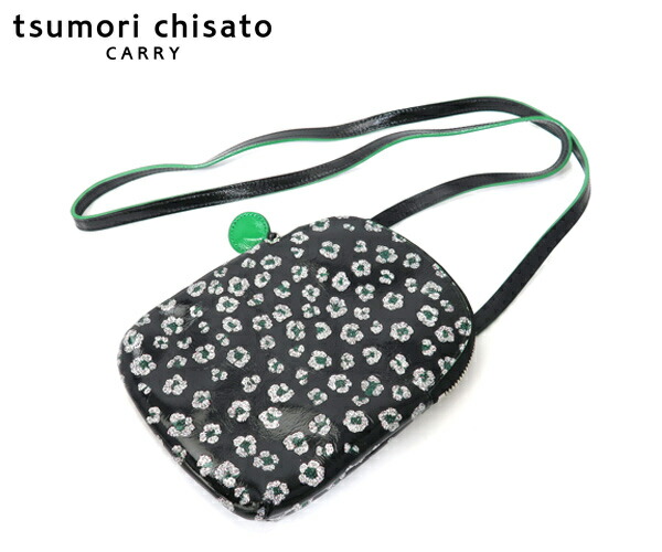 【選べるノベルティ付】 tsumori chisato ツモリチサト グリッターフラワー ミニ肩肉 （色つや：黒いこと） 057857 | 差し上げ物 差し上げ物