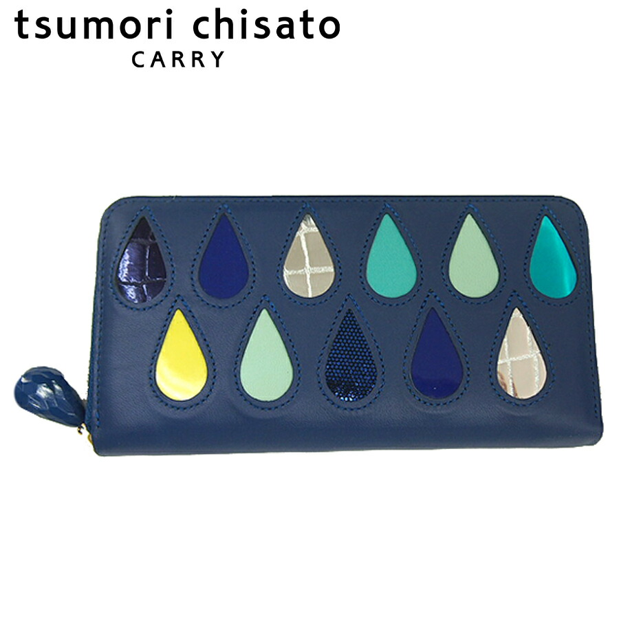 【選べるノベルティ付】 tsumori chisato ツモリチサト ドロップス 長財布 （カラー：ブルー） 57922 | プレゼント ギフト